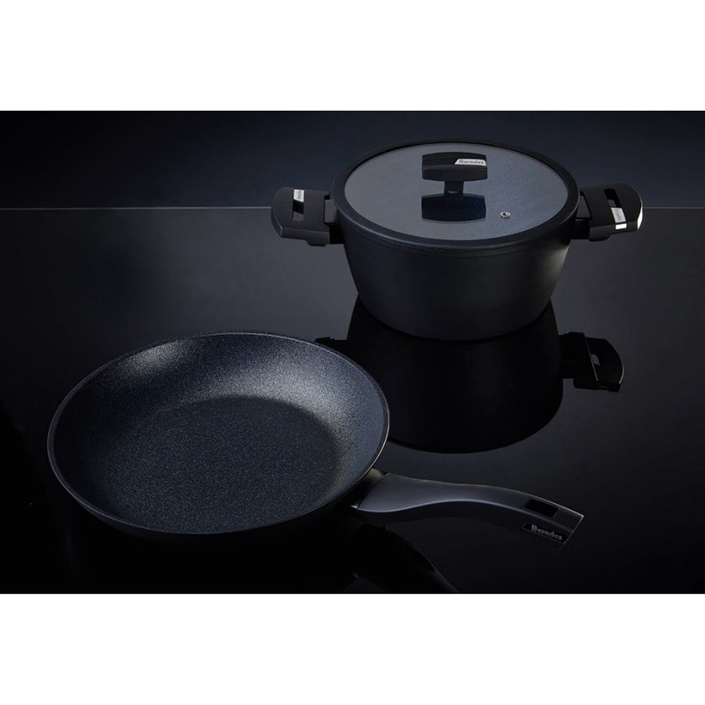 Berndes Balance Induction Enduro Cookware Set 4-Piece Aluminium Black