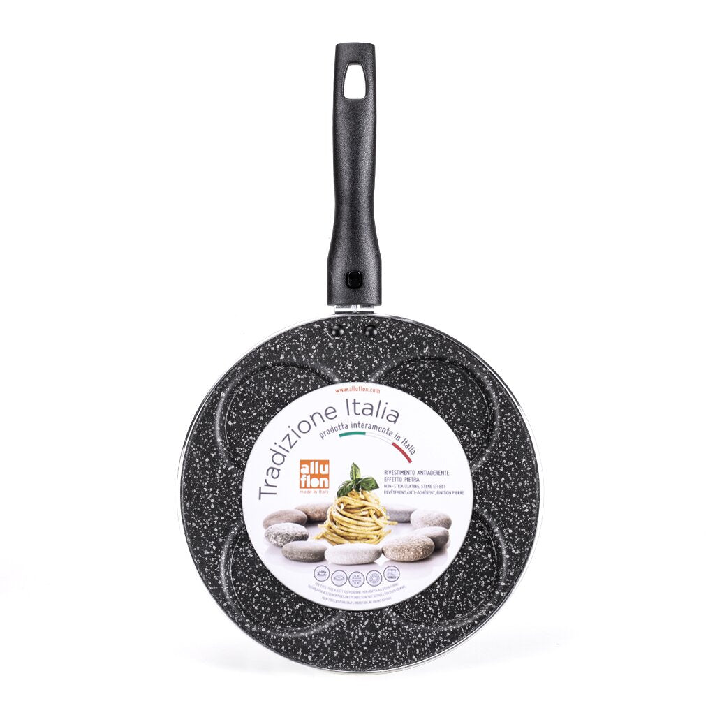 Alluflon Tradition Italie Casserole à lait, aluminium, Noir, 12 cm Alluflon Tradition Italie Casserole à lait, aluminium, Noir, 12 cm