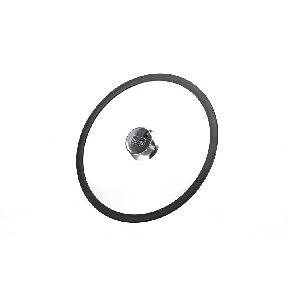 Coperchio In Vetro Per Pentole - Diametro 28 Cm - Con Bordo Inox E Pomolo In Bakelite - Resistente Al Calore - Foto 7